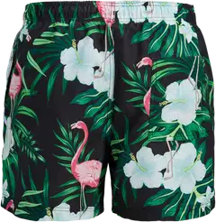 JJ REBEL miesten uimashortsit Jrebhawaii - BLACK - 2