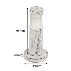 Ihanin verhotangon click-kannakkeet valkokulta 28mm 2kpl/pss - 3