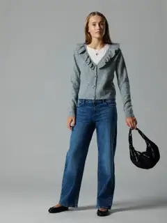 LMTD lasten neule - Light Grey melange - 3