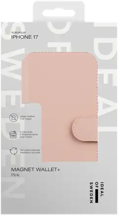 Ideal Of Sweden Magnet Wallet+ suojakotelo iPhone 17 pinkki - 5
