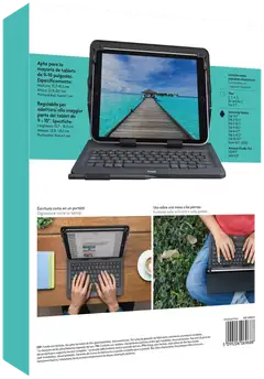 Logitech tablettisuoja näppäimistöllä 9-10 tuuman laitteille - 8
