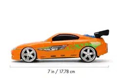 Jada - RC Fast & Furious Nitro Powered Vapor Brian's Toyota Supra Mk4, 1:24, radio-ohjattava, 2 kanavainen ohjain, taajuus 2,4 GHz - 9