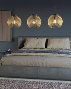 EGLO Riippuvalaisin 3-os  Venezuela 3x40W 93,5x23,5cm kulta/musta - 4