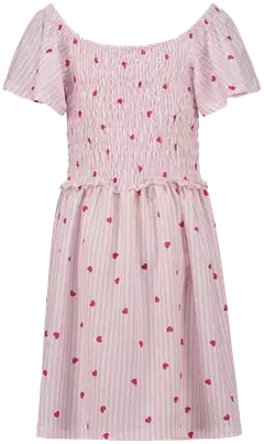 Hailys lasten mekko Al44ma - pink stripe/red heart - 3