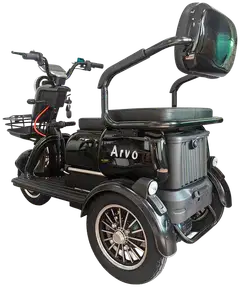 Arvo senioriskootteri p250 musta - 6