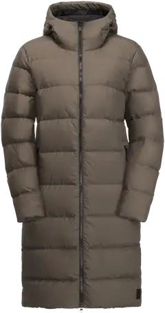 Jack Wolfskin naisten frozen palace coat 1204133 - cold coffee - 1