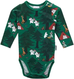 Martinex Muumi vauvojen body Telttaily 588678 - VIHREÄ - 1