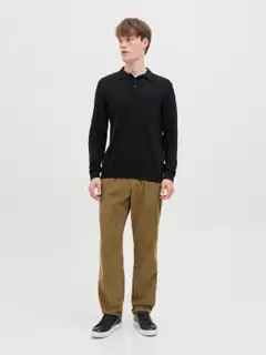 JJ Rebel miesten neulepusero JREBCALLUM - BLACK - 6