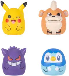 Squishalongs Pokémon 4-Pk Gen/Pik/Pip/Gr - 6