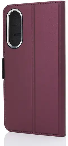 Wave Book Case, Samsung Galaxy S25 Edge 5G, Smoky Sangria - 2