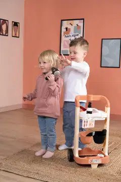 Smoby My Hair, kampausvaunu, upea leikkisetti kampaamoleikkeihin - 9