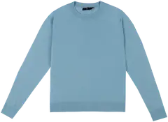 House naisten merinopaita Merinocrew - Cashmere Blue - 1