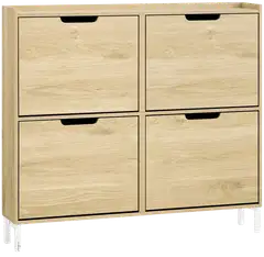 SoBuy kenkäkaappi vaalea tammipuu FSR100-N - 2