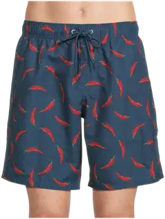 House miesten uimashortsit chili 192H042609 - RED PEPPER PRINT - 1