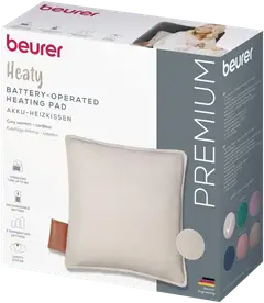 Beurer HK77 Heaty akkukäyttöinen lämpötyyny, kerma - 4