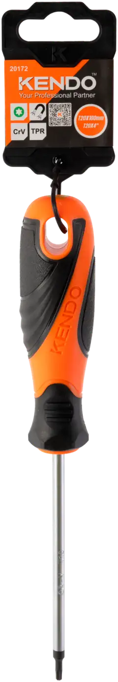 Kendo torx-ruuvimeisseli t20 × 100 mm / 4" - 1