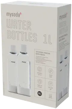 Mysoda White 1.0L juomapullo 2-pack - 2