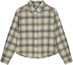 WKLY. naisten pehmeäpintainen ruutupusero 220W301147 - BEIGE - 1