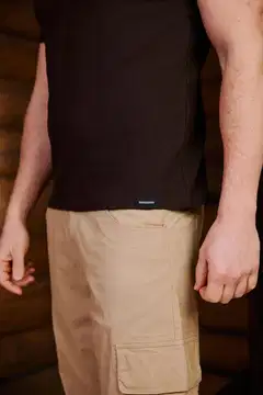 Reino&Aino miesten Henley T-paita Reino - Brown - 8