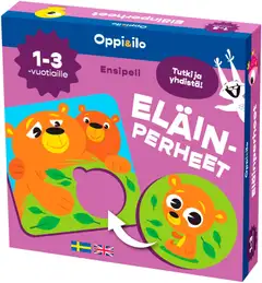 Oppi&ilo Eläinperheet -ensipeli 1-3 v - 1