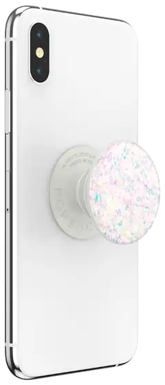 Popsockets puhelinpidike popgrip iridescent confetti white - 7