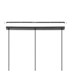 EGLO Riippuvalaisin 3-os  Alderney 3x40W 90x20cm naru/musta - 3