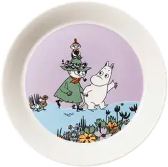 Moomin Arabia Sydänystävät lautanen 19 cm - 1