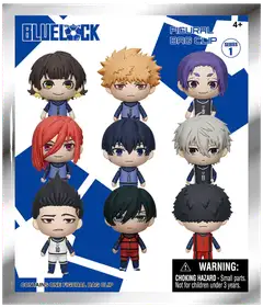 Monogram keräilyhahmo Blue Lock 3D Foam Bag Clip Series 1 - 1