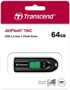 Transcend USB-muistitikku 790C Type-C 64GB - 5