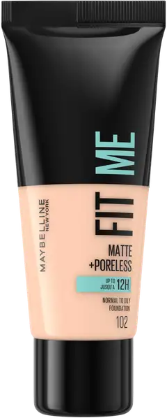 Maybelline New York Fit Me Matte+Poreless -meikkivoide 102 Fair Ivory 30ml - 1