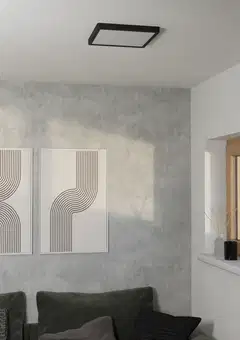 EGLO kattovalaisin Fueva 6 LED 13W CCT 29x29 cm musta - 8