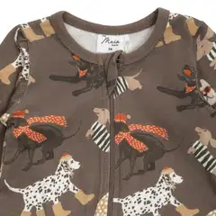 Maia family vauvojen pyjama Koirat 206389 - ruskea - 2