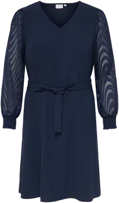 ONLY CARMAKOMA naisten mekko Carmetta - Navy Blazer - 1