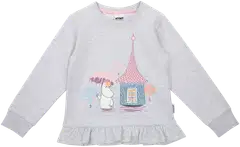 Martinex Muumi lasten collegepaita Tulvia 592710 - vaaleanharmaa - 1