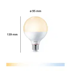 Philips Smart Lighting LED-filamenttilamppu 11W G95 E27 2700-6500K 1055lm tunable white - 3