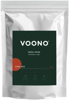 VOONO Henna-kasvihiusväri, kirkkaanpunainen 100g - 1