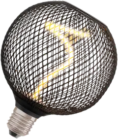 OSRAM LED-sisustuslamppu Decor Spiral Globe 125mm 3,5W 130lm 1800K E27 musta - 1