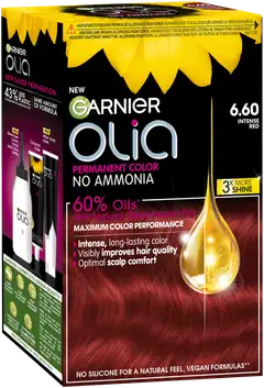 Garnier Olia 6.60 Intense Red kestoväri 174ml - 2