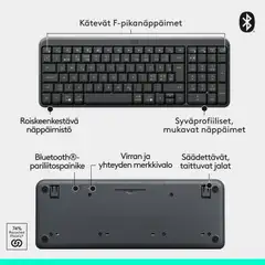 Logitech Wireless Desktop MK250 - GRAPHITE - 6