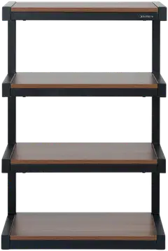 Norstone Esse HiFi -laitekaluste musta/pähkinä - 2