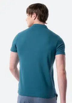 TEX miesten pikeepaita Slim I275233 - EMERALD - 2