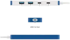 Targus HyperDrive Flex 4 Port USB-C Combo Hub - 2