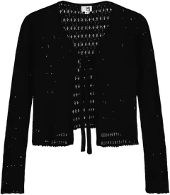 WKLY. naisten neuletakki 213W090303 - BLACK - 1