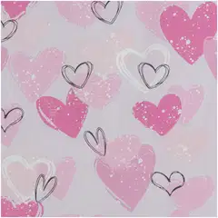 Ciraf lasten pussilakanasetti Heart 150x210 cm pinkki - 2
