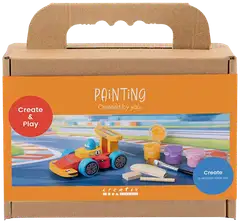 Creativ Company askartelusetti mini maalaus, kilpa-auto - 1