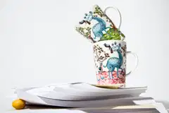 Iittala Satumetsä keväänvihreä-taivaansininen 0,4L muki - 2