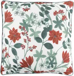 House sisustustyynynpäällinen Amaryllis 50x50 cm punainen/ vihreä/ valkoinen - 1