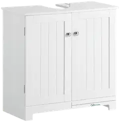SoBuy allasalapöytä valkoinen BZR18-W - 3
