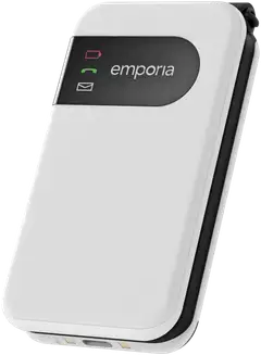 Emporia Simplicity Glam 4G puhelin, valkoinen - 2