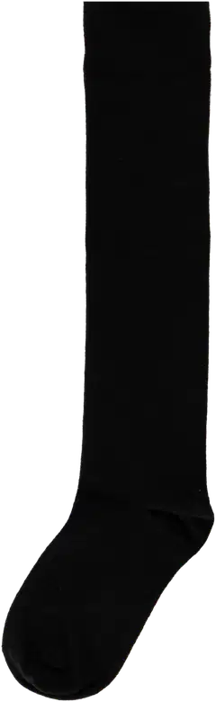 House naisten polvisukat merinovillaa 214H322618 - Black - 2